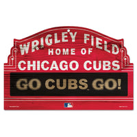 Chicago Cubs Wood Sign 11" x 17" 1/4" thick