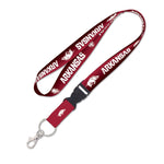 Arkansas Razorbacks Lanyard w/detachable buckle 1"
