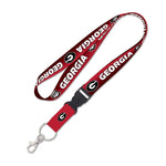 Georgia Bulldogs Lanyard w/detachable buckle 1"