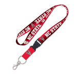 NC State Wolfpack Lanyard w/detachable buckle 1"