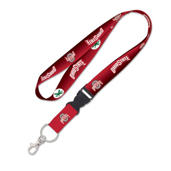 Wholesale-Ohio State Buckeyes Lanyard w/detachable buckle 1"