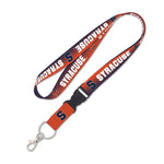 Wholesale-Syracuse Orange GRADIENT Lanyard w/detachable buckle 1"