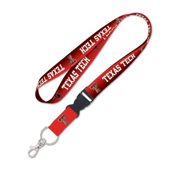 Wholesale-Texas Tech Red Raiders GRADIENT Lanyard w/detachable buckle 1"
