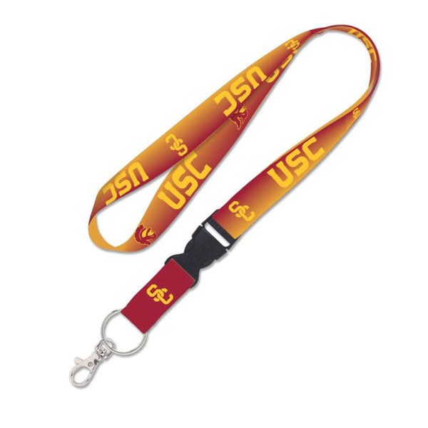 Wholesale-USC Trojans GRADIENT Lanyard w/detachable buckle 1"