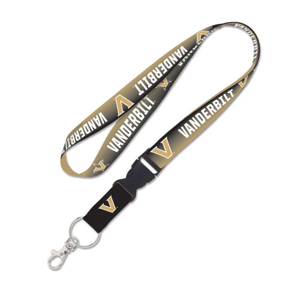 Wholesale-Vanderbilt Commodores GRADIENT Lanyard w/detachable buckle 1"