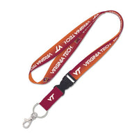 Wholesale-Virginia Tech Hokies GRADIENT Lanyard w/detachable buckle 1"