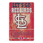 St. Louis Cardinals SLOGAN Wood Sign 11" x 17" 1/4" thick