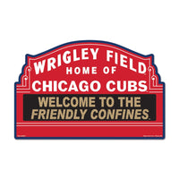 Chicago Cubs Stadium MLB Plastic Sign 11" x 17"