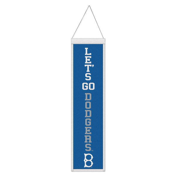 Los Angeles Dodgers Wool Banner 8" x 32"