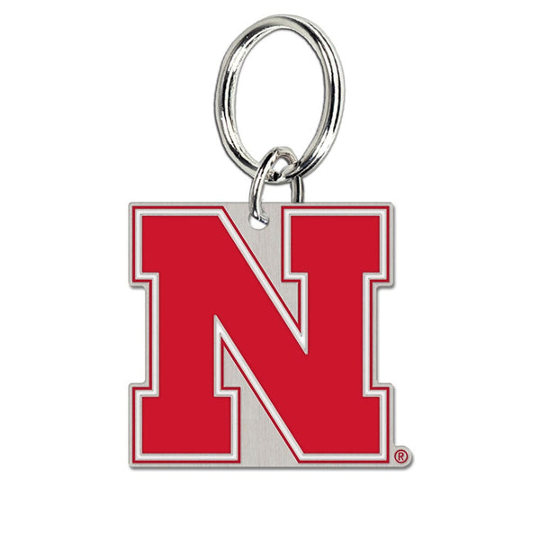 Nebraska Cornhuskers Cloisonne Key Ring Carded