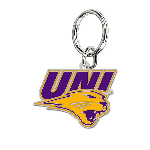 Northern Iowa Panthers Cloisonne Key Ring Carded