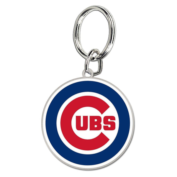 Chicago Cubs Cloisonne Key Ring Carded