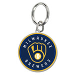 Milwaukee Brewers Cloisonne Key Ring Carded