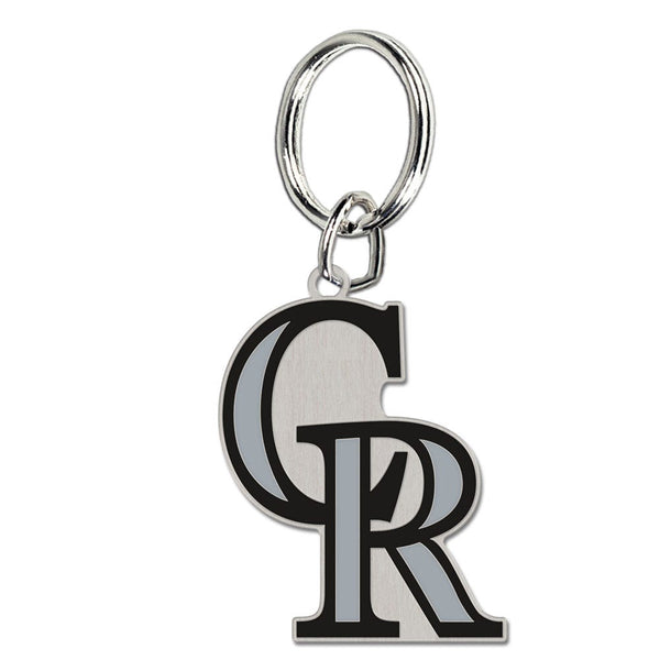 Colorado Rockies Cloisonne Key Ring Carded