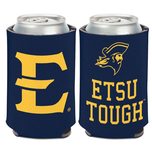 Wholesale-East Tennessee State Buccaneers SLOGAN Can Cooler 12 oz.