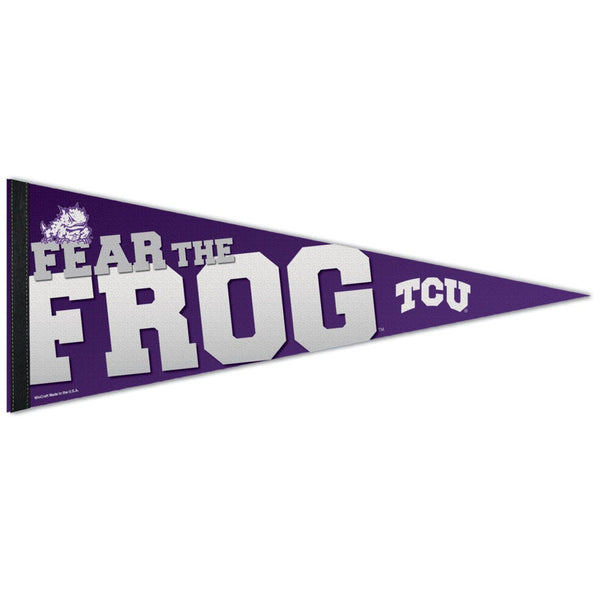TCU Horned Frogs SLOGAN Premium Pennant 12" x 30"