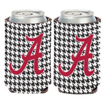 Alabama Crimson Tide /Houndstooth Can Cooler 12 oz.