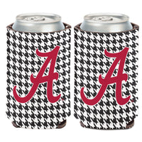Alabama Crimson Tide /Houndstooth Can Cooler 12 oz.