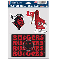 Wholesale-Rutgers Scarlet Knights Multi Use 3 fan pack