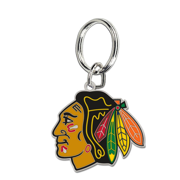 Chicago Blackhawks Cloisonne Key Ring Carded