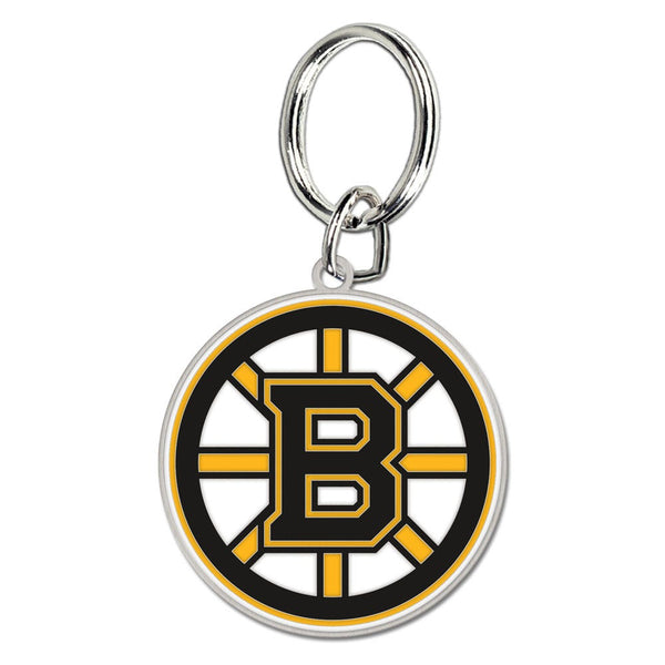 Boston Bruins Cloisonne Key Ring Carded