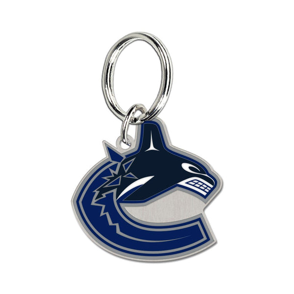 Vancouver Canucks Cloisonne Key Ring Carded