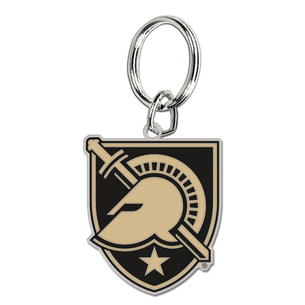 Army Black Knights Cloisonne Key Ring Carded