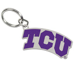 TCU Horned Frogs Cloisonne Key Ring Carded