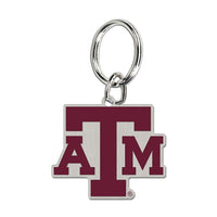 Texas A&M Aggies Cloisonne Key Ring Carded