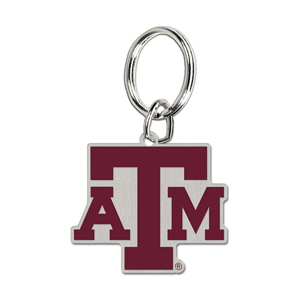 Texas A&M Aggies Cloisonne Key Ring Carded
