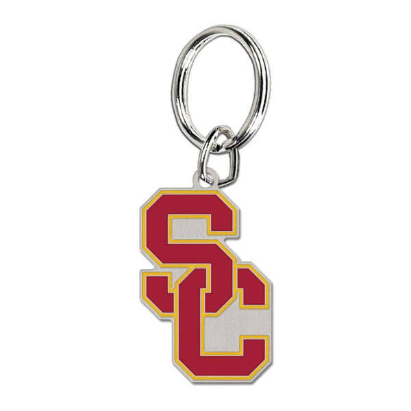USC Trojans Cloisonne Key Ring Carded