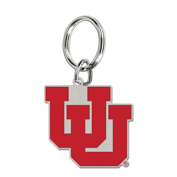 Utah Utes Cloisonne Key Ring Carded
