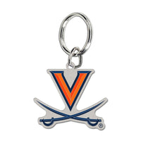 Virginia Cavaliers Cloisonne Key Ring Carded