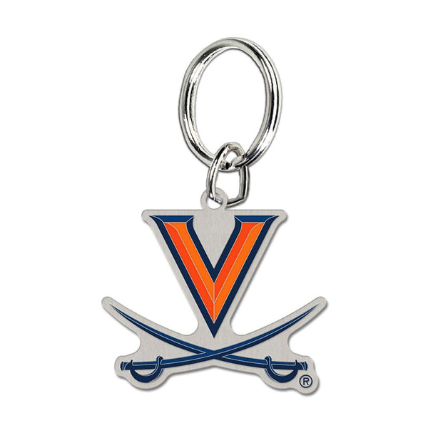 Virginia Cavaliers Cloisonne Key Ring Carded
