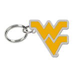 West Virginia Mountaineers Cloisonne Key Ring Carded