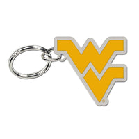West Virginia Mountaineers Cloisonne Key Ring Carded