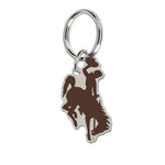 Wyoming Cowboys Cloisonne Key Ring Carded