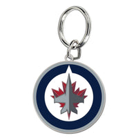 Winnipeg Jets Cloisonne Key Ring Carded