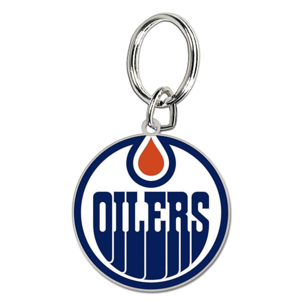 Edmonton Oilers Cloisonne Key Ring Carded