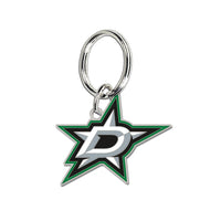 Dallas Stars Cloisonne Key Ring Carded