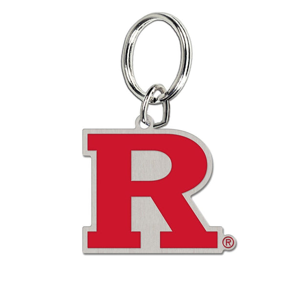 Rutgers Scarlet Knights Cloisonne Key Ring Carded