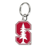 Stanford Cardinal Cloisonne Key Ring Carded