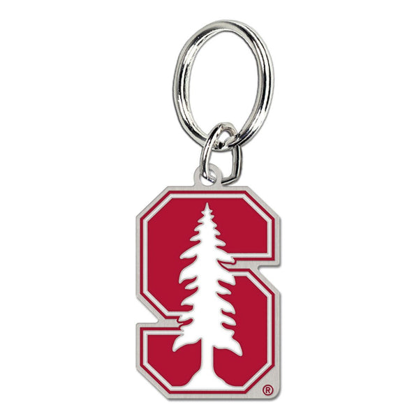Stanford Cardinal Cloisonne Key Ring Carded