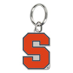 Syracuse Orange Cloisonne Key Ring Carded
