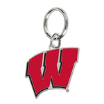 Wisconsin Badgers Cloisonne Key Ring Carded