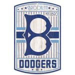 Los Angeles Dodgers Cooperstown Wood Sign 11" x 17" 1/4" thick