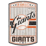 San Francisco Giants Cooperstown Wood Sign 11" x 17" 1/4" thick