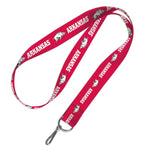 Arkansas Razorbacks Lanyard 1"