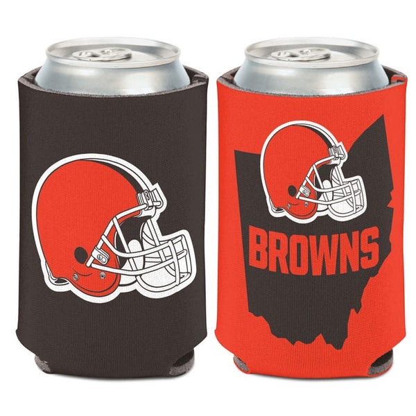 Cleveland Browns STATE SHAPE Can Cooler 12 oz.