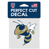 Georgia Tech Yellow Jackets Perfect Cut Color Decal 4" x 4"